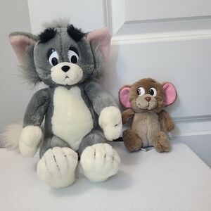 1990 Presents Turner Hamilton Gifts Tom Jerry Plush Stuffed Animal Toys